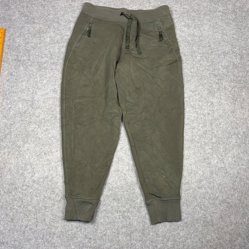 Kirkland Signature Ladies Active Jogger Olive Green Size Medium Drawstring Pants